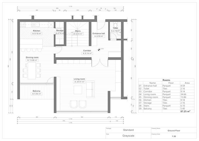 draw 2d architectural drawings in archicad