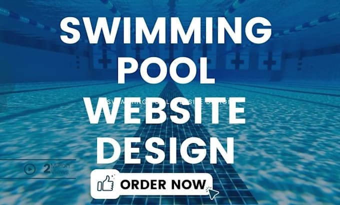 design responsive swimming pool website swimming pool construction website