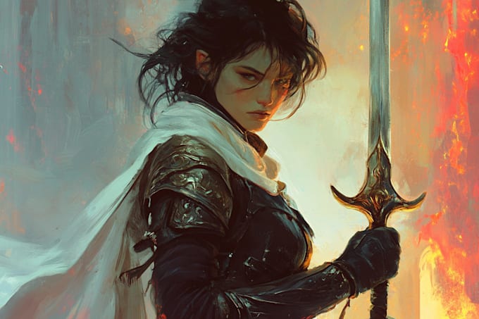 do character art, dnd, and game art