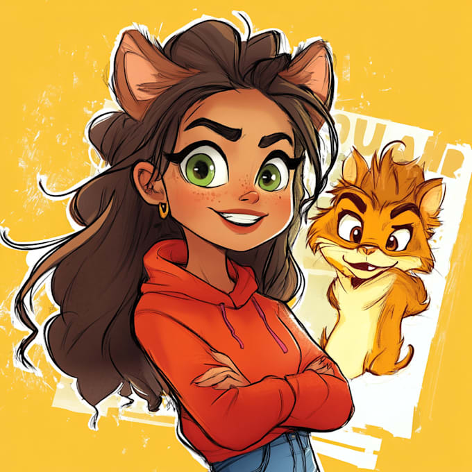 draw anything as a cartoon or cartoon character