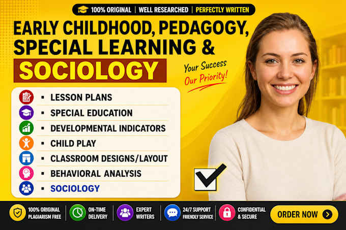 do early childhood, special education, sociology and applied behavior analysis