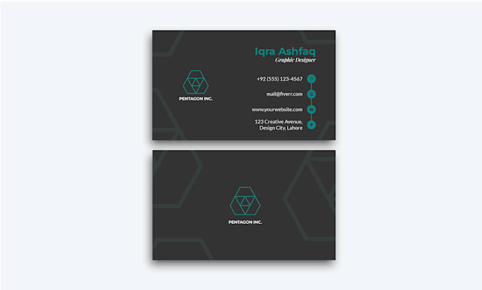 design modern and elegant business card designs with print ready files
