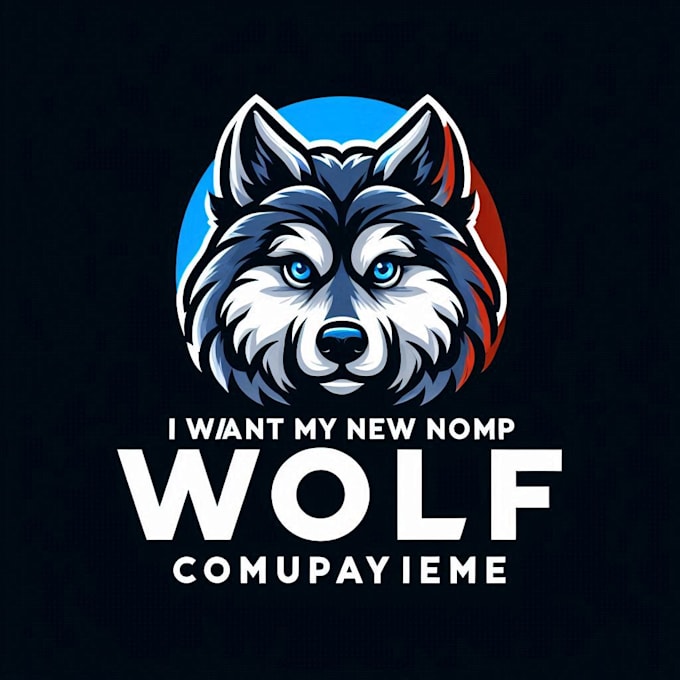 do make a wolf mascot logo design with 1 day delivery