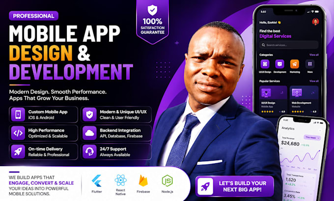 do mobile app development for android and ios app creation mobile app developer