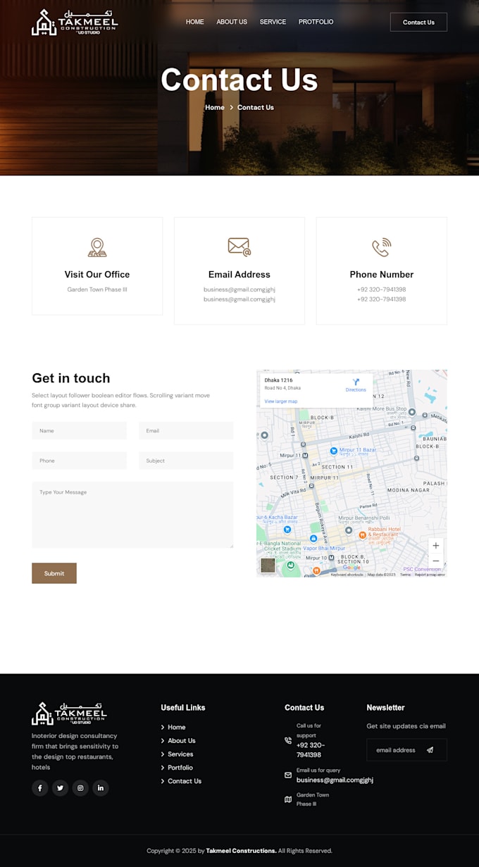develop professional laravel websites for business and custom projects