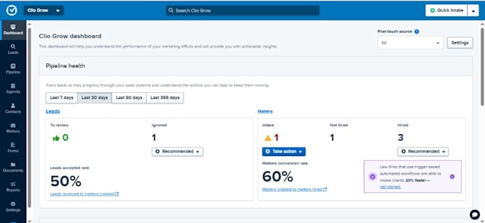 setup clio grow clio manage clio draft and clio work for law firms