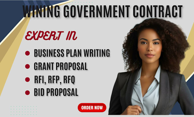 find rfp, write government contract bid proposal , rfi , rfq grant proposal
