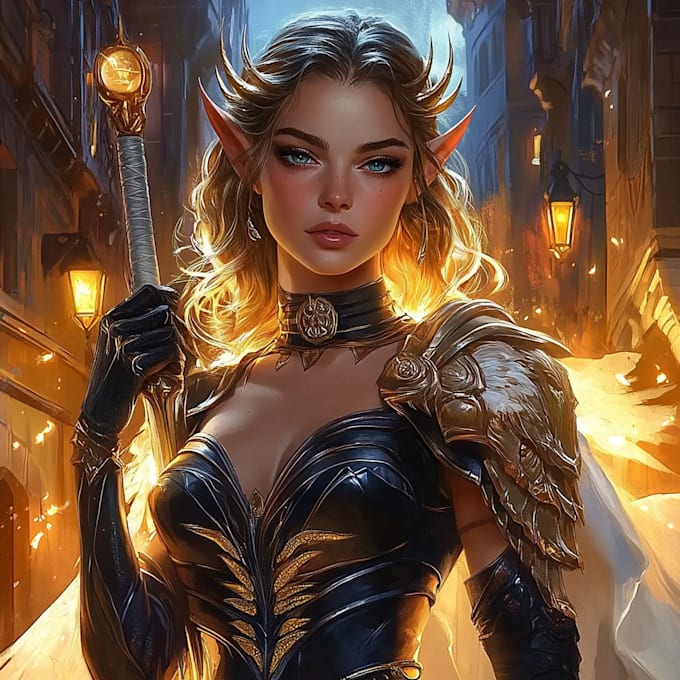 create d and d character art and dnd character art