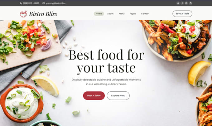 develop a responsive and modern frontend