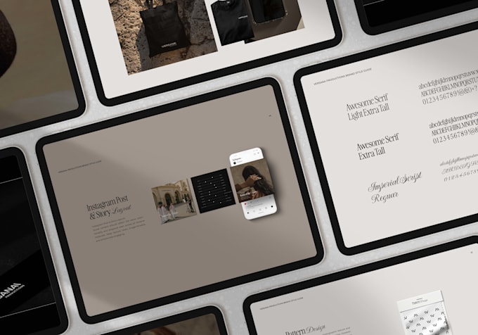 create a high end brand identity