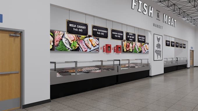design retail shops, brands, supermarkets, stores interior, exterior, warehouse