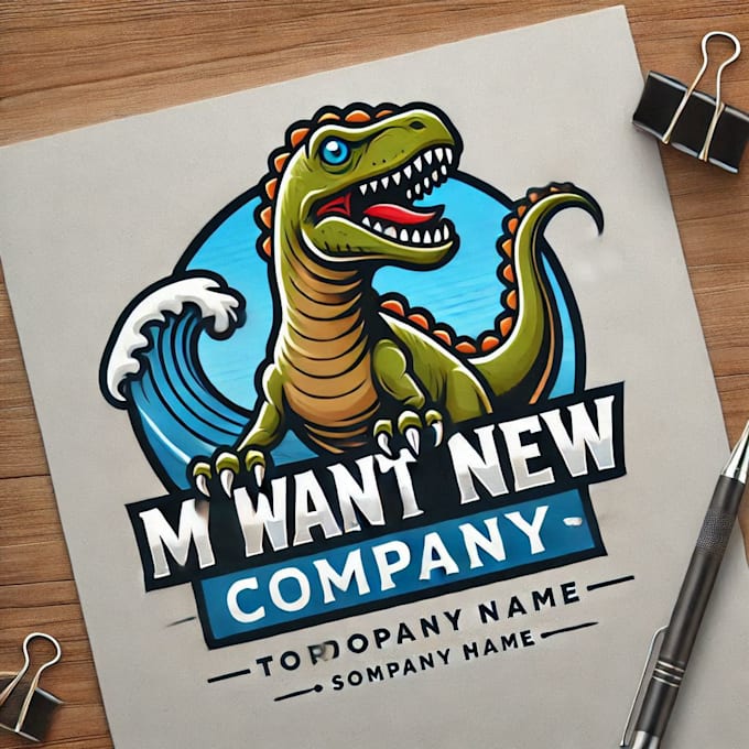 do wonderful dinosaur mascot logo design with express delivery