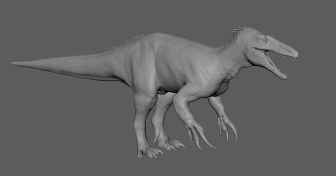 create a dinosaur for your video game or vfx project
