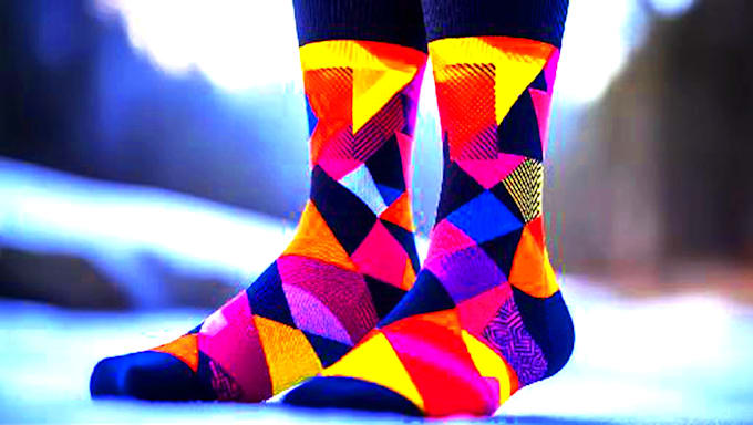 do an sell premade socks design pattern your brand