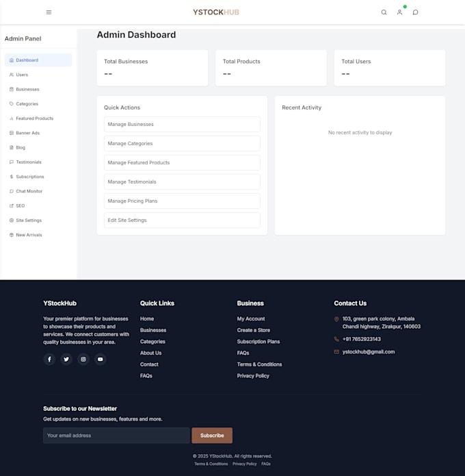 build a complete website using and deploy it