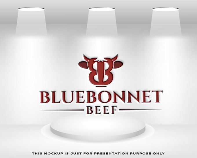 create a modern premium beef logo for your company