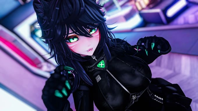 do vr chat avatar, furry avatar, vtuber, vrc avatar, 3d  vrchat, vrchat furry,