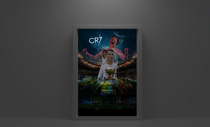do blended double exposure poster design for your top notch images with in 1hour
