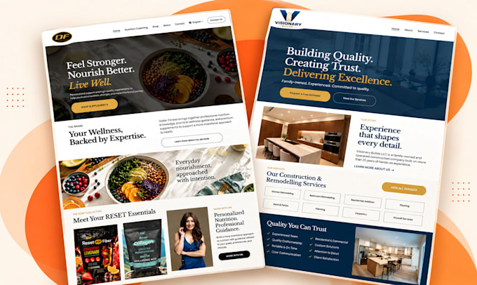 build squarespace website design or redesign squarespace for small businesses