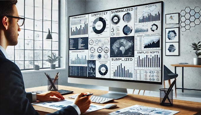 summarize and simplify financial reports clearly