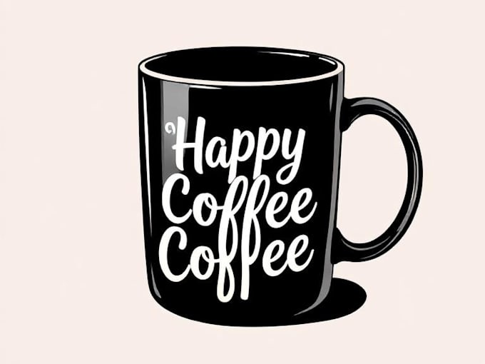 create custom coffee mug designs with amazing typography