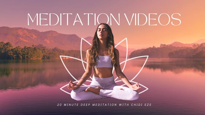 create calming, high quality meditation and affirmation videos