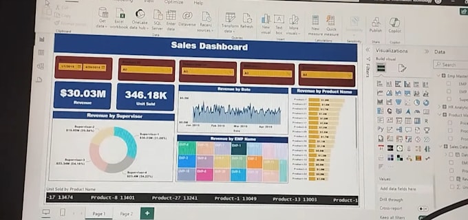 professional financial analyst and power bi dashboard data entry