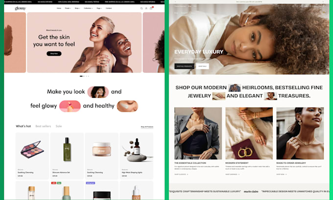 design, develop and build shopify ecommerce online store