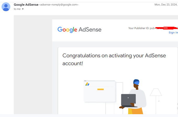 approve google adsense guarantee for your domain