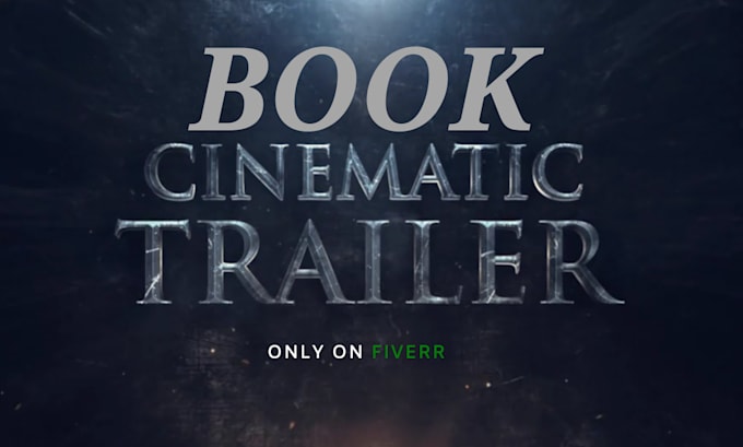 create a cinematic book trailer to promote your book