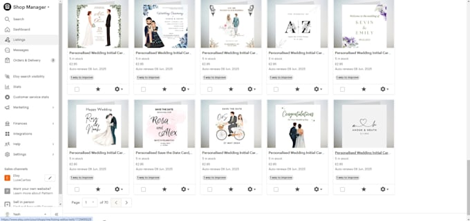 do etsy and ebay product listing, SEO, and store management