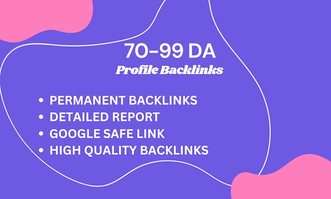 manually creating high quality  profile backlinks