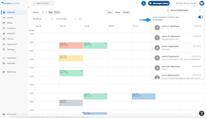 handle the rcm tasks for mental and behavioral health practice