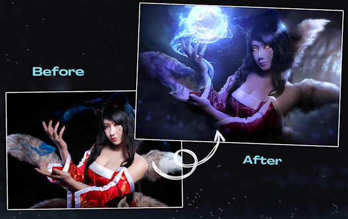 create professional photo manipulation and photoshop editing