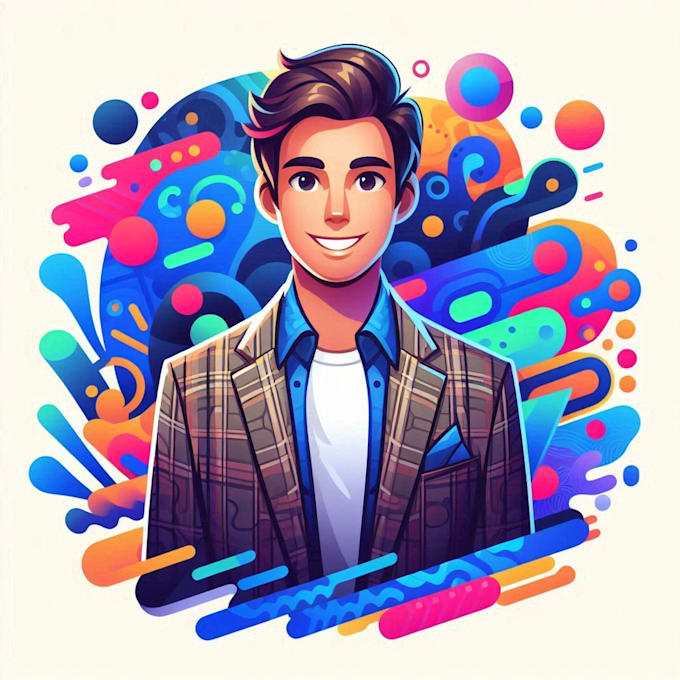 paint realistic or cartoon digital portraits