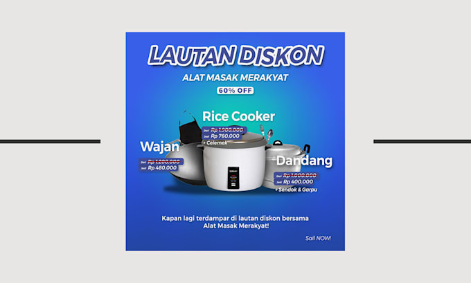 make a poster design for commercial