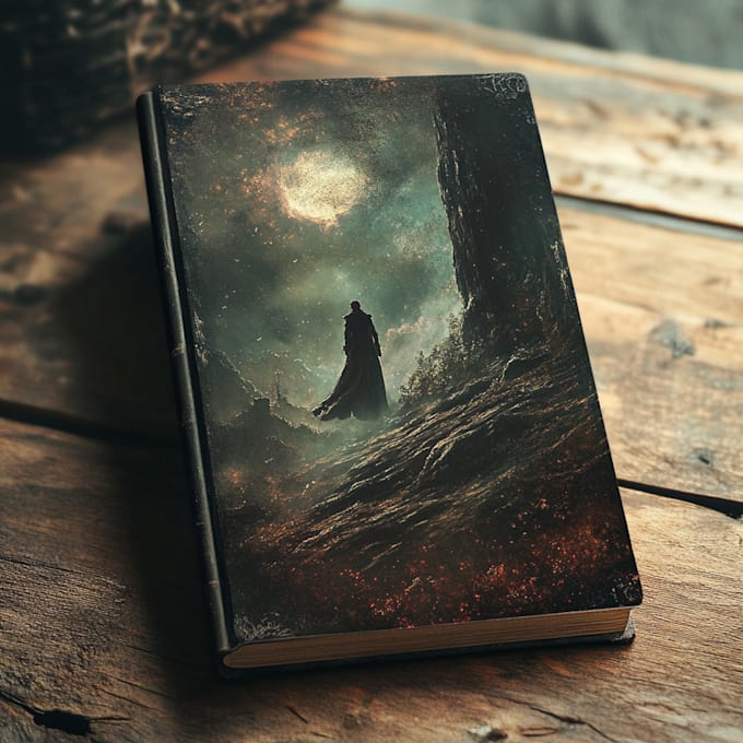 design a fantasy, sci fi, or horror, book cover