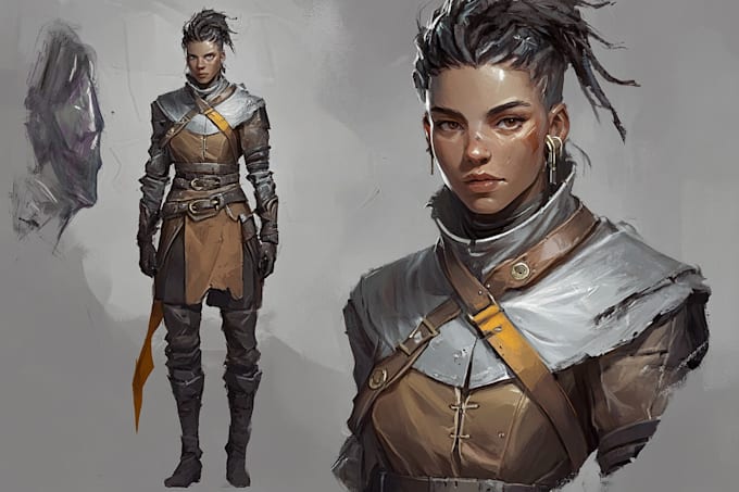 do character art, dnd, and game art
