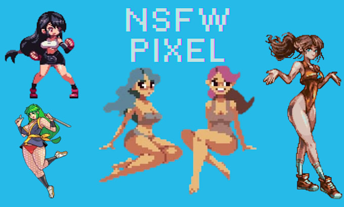 make nsfw pixel sprite animation pixel character animation video game rpg maker