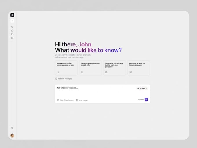 design modern UI UX for website