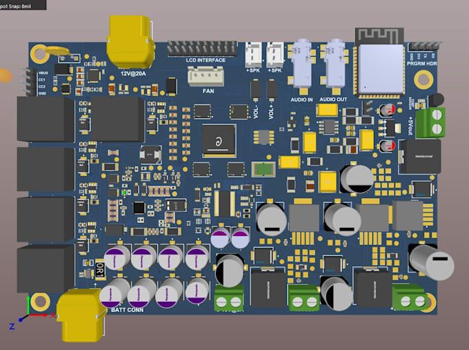 design professional schematic and pcb layout in altium or kicad