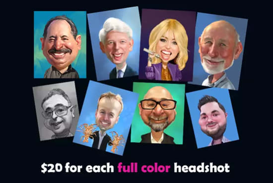 draw professional caricature for you