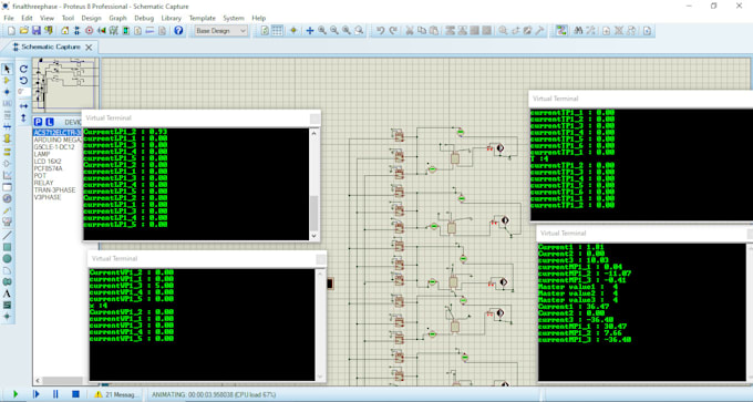 arduino programming and schematic circuit and simulation
