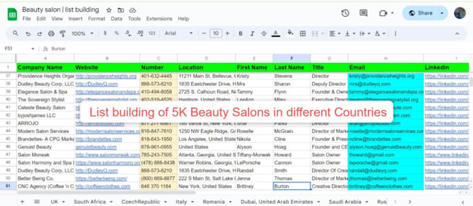 your VA for data entry, web research, lead generation, excel work