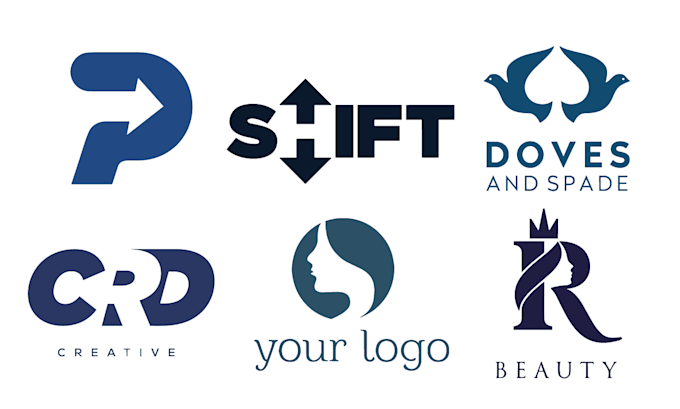 design creative negative space logo