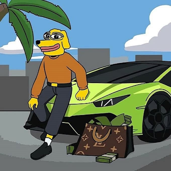 2d memecoin animation, solana meme video, 2d crypto animation, animated video