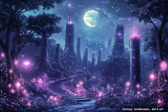 create concept art, fantasy landscapes, background scenes