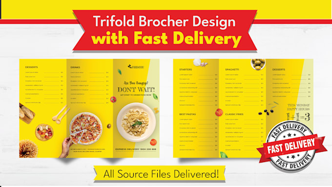 design a trifold brochure in 24 hours