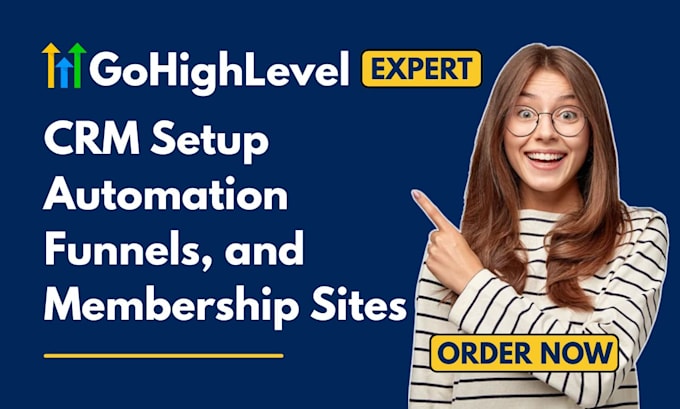 gohighlevel expert for crm setup ghl automation funnels and membership websites