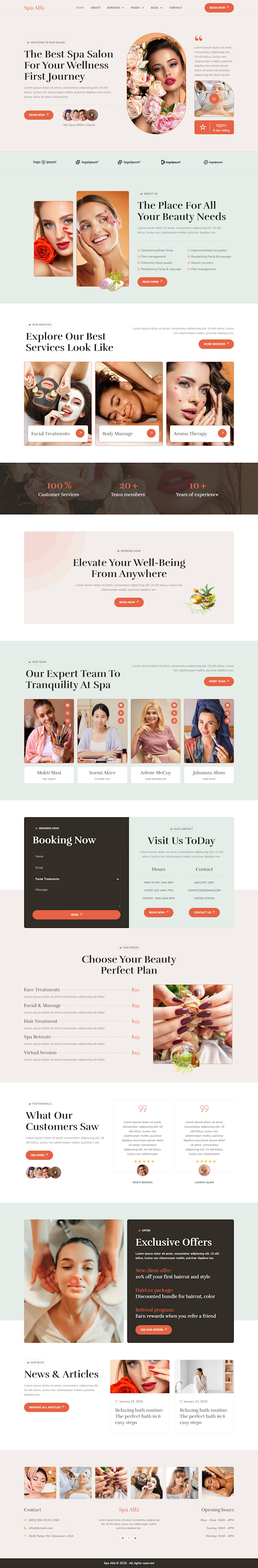 design a modern and responsive wordpress website for your business